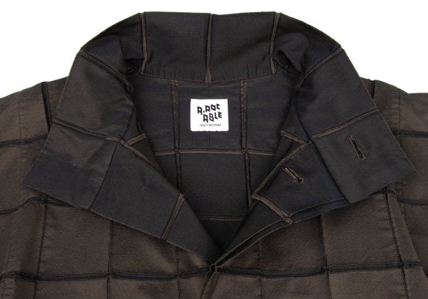 A-POC ABLE ISSEY MIYAKE 21AW Khaki Stretch Jacket Size 3
