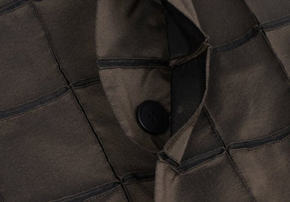 A-POC ABLE ISSEY MIYAKE 21AW Khaki Stretch Jacket Size 3