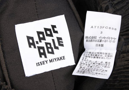 A-POC ABLE ISSEY MIYAKE 21AW Khaki Stretch Jacket Size 3