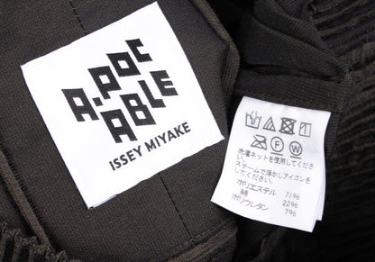 A-POC ABLE ISSEY MIYAKE 21AW Khaki Stretch Jacket Size 3
