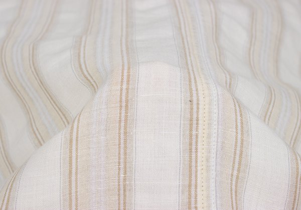Papas Striped Hooded Shirt Off-White Size 50L