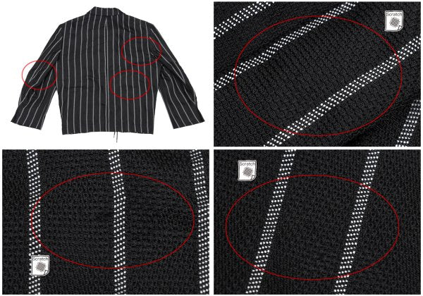 COMME des GARCONS HOMME PLUS Poly Cord Jacket Black Size S
