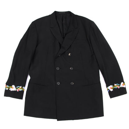 Yohji Yamamoto POUR HOMME 93SS Wool Jacket Black Size S