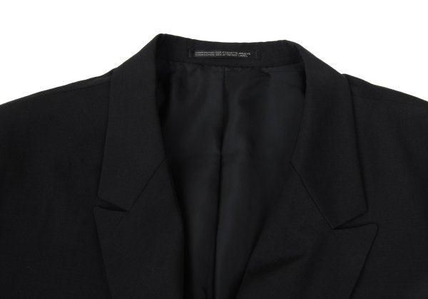 Yohji Yamamoto POUR HOMME 93SS Wool Jacket Black Size S