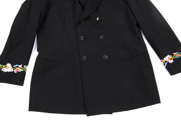 Yohji Yamamoto POUR HOMME 93SS Wool Jacket Black Size S
