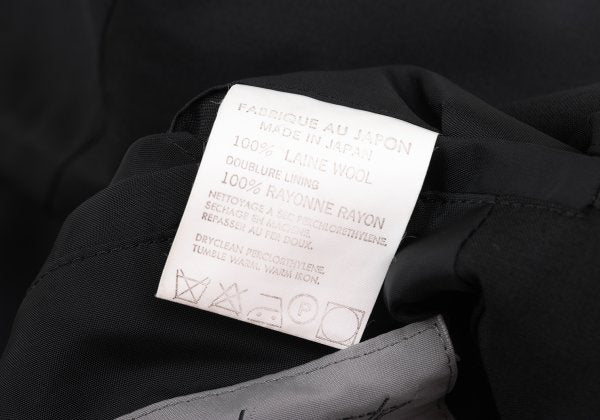 Yohji Yamamoto POUR HOMME 93SS Wool Jacket Black Size S