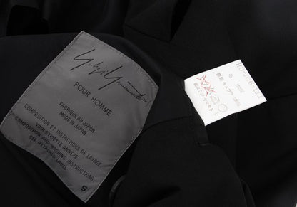 Yohji Yamamoto POUR HOMME 93SS Wool Jacket Black Size S