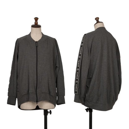 gomme Rayon Blend Side Logo Tape Jacket Gray Size M