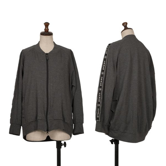 gomme Rayon Blend Side Logo Tape Jacket Gray Size M