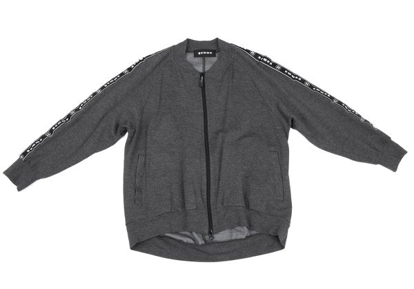 gomme Rayon Blend Side Logo Tape Jacket Gray Size M