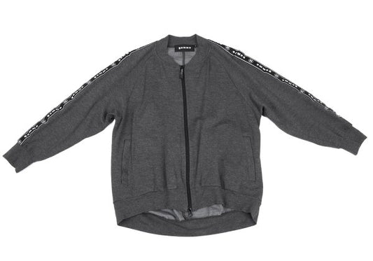 gomme Rayon Blend Side Logo Tape Jacket Gray Size M