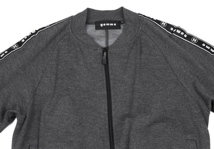 gomme Rayon Blend Side Logo Tape Jacket Gray Size M