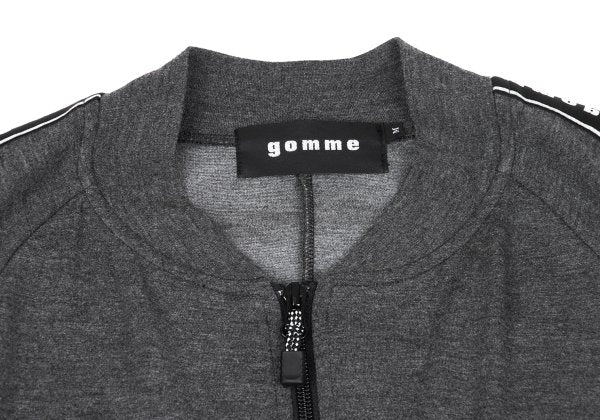 gomme Rayon Blend Side Logo Tape Jacket Gray Size M