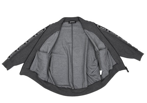 gomme Rayon Blend Side Logo Tape Jacket Gray Size M