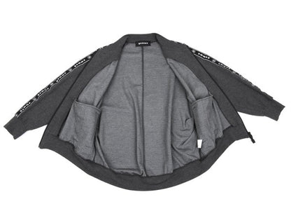 gomme Rayon Blend Side Logo Tape Jacket Gray Size M