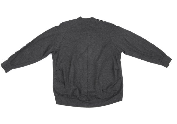 gomme Rayon Blend Side Logo Tape Jacket Gray Size M