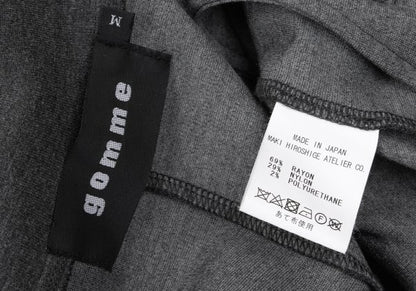 gomme Rayon Blend Side Logo Tape Jacket Gray Size M