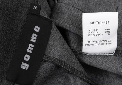 gomme Rayon Blend Side Logo Tape Jacket Gray Size M
