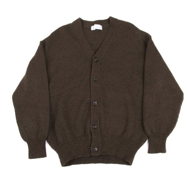 COMME des GARCONS HOMME Wool Nylon Cardigan Brown Size M