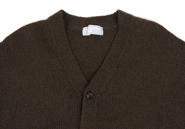 COMME des GARCONS HOMME Wool Nylon Cardigan Brown Size M