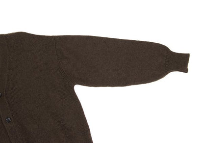 COMME des GARCONS HOMME Wool Nylon Cardigan Brown Size M