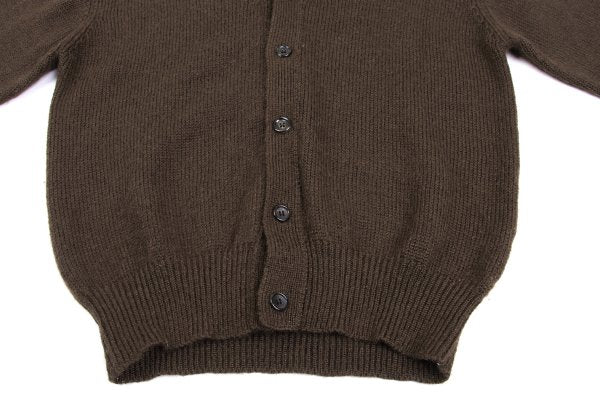COMME des GARCONS HOMME Wool Nylon Cardigan Brown Size M