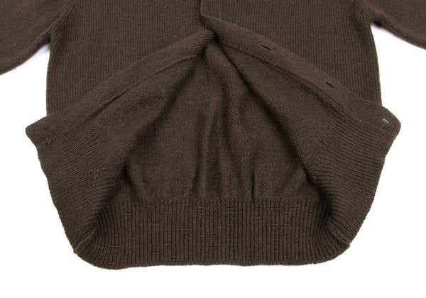 COMME des GARCONS HOMME Wool Nylon Cardigan Brown Size M