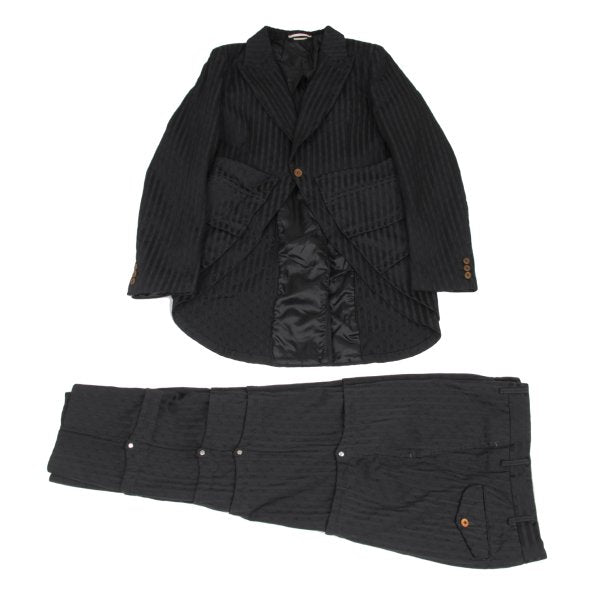 COMME des GARCONS HOMME PLUS 16AW Stripe Setup Black Size M