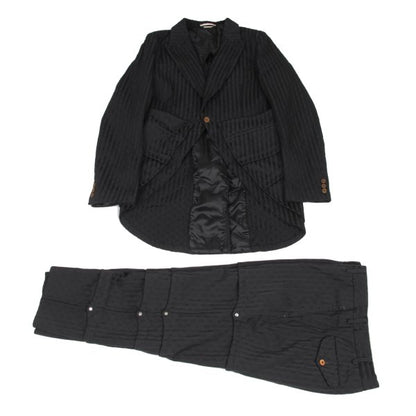COMME des GARCONS HOMME PLUS 16AW Stripe Setup Black Size M
