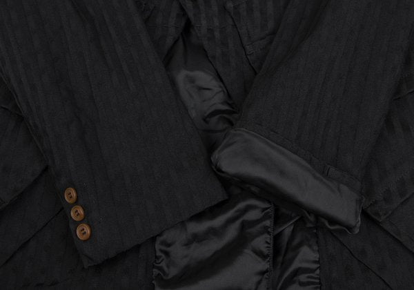 COMME des GARCONS HOMME PLUS 16AW Stripe Setup Black Size M