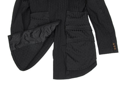 COMME des GARCONS HOMME PLUS 16AW Stripe Setup Black Size M
