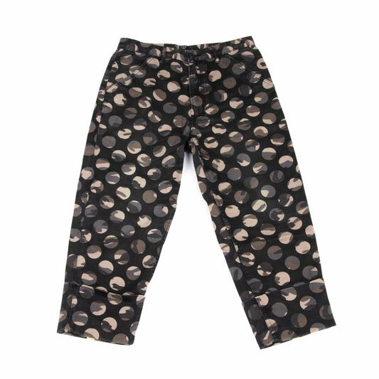 COMME des GARCONS HOMME PLUS Black Camo Cropped Pants Size S