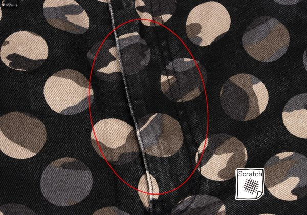COMME des GARCONS HOMME PLUS Black Camo Cropped Pants Size S