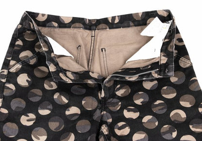 COMME des GARCONS HOMME PLUS Black Camo Cropped Pants Size S