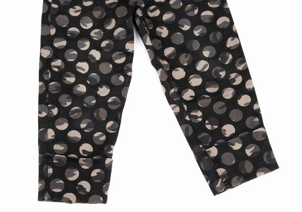 COMME des GARCONS HOMME PLUS Black Camo Cropped Pants Size S