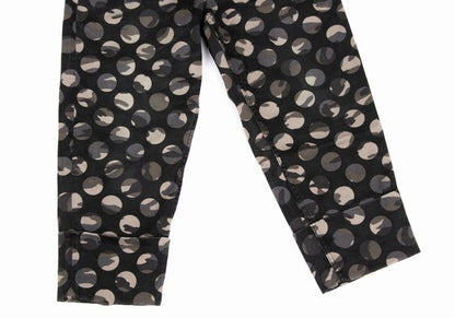 COMME des GARCONS HOMME PLUS Black Camo Cropped Pants Size S