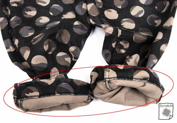 COMME des GARCONS HOMME PLUS Black Camo Cropped Pants Size S