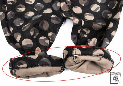 COMME des GARCONS HOMME PLUS Black Camo Cropped Pants Size S