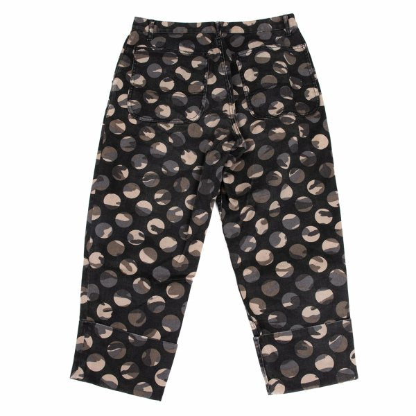 COMME des GARCONS HOMME PLUS Black Camo Cropped Pants Size S