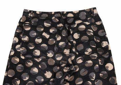 COMME des GARCONS HOMME PLUS Black Camo Cropped Pants Size S