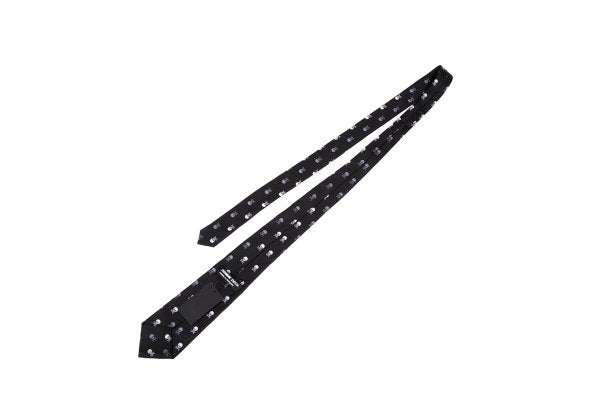 COMME des GARCONS HOMME DEUX Skull Jacquard Silk Tie Black