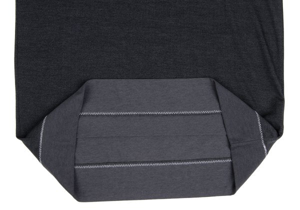 Y-3 Gray Hem Zigzag Stitch T-Shirt Size S