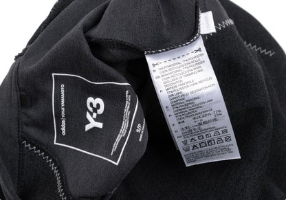Y-3 Gray Hem Zigzag Stitch T-Shirt Size S