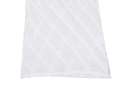 Issey Miyake ASHA BY MDS Bias Embroidered Stripe Top Size M