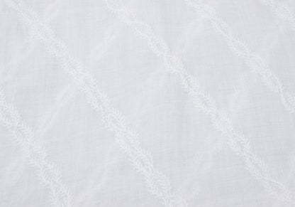 Issey Miyake ASHA BY MDS Bias Embroidered Stripe Top Size M