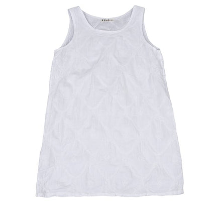 Issey Miyake ASHA BY MDS Cotton Embroidered Tank Top Size M