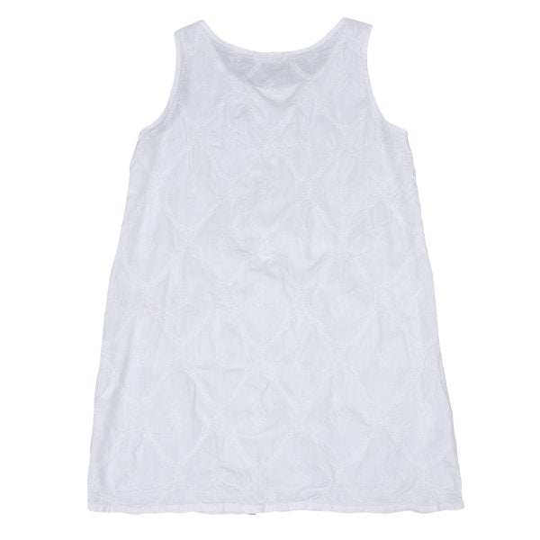 Issey Miyake ASHA BY MDS Cotton Embroidered Tank Top Size M