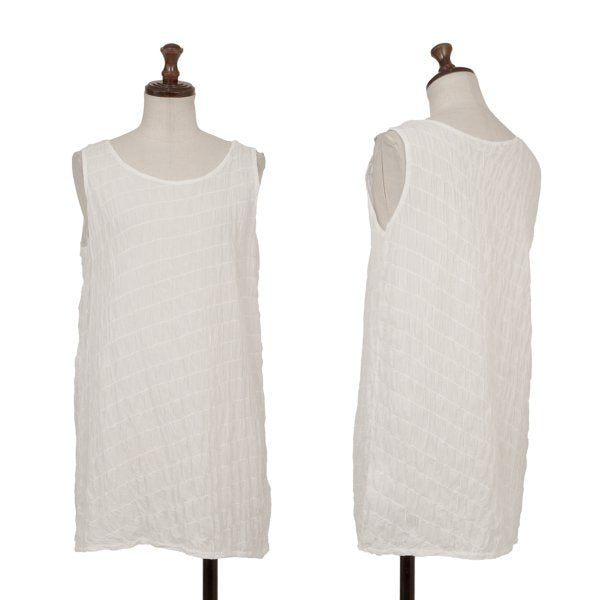 Issey Miyake ASHA BY MDS Stitch Border Tank Top Size M