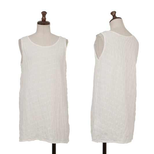 Issey Miyake ASHA BY MDS Stitch Border Tank Top Size M
