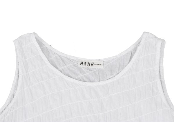 Issey Miyake ASHA BY MDS Stitch Border Tank Top Size M